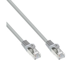 InLine 20pcs. pack Bulk-Pack ® Patch cable, SF/UTP, Cat.5e, pilkas, 7.5m