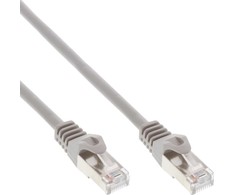 InLine 25pcs. pack Bulk-Pack ® Patch cable, SF/UTP, Cat.5e, pilkas, 5m