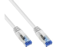 „InLine“ 25 vnt. birių pakuočių pakuotė ® patch kabelis S/FTP PiMF Cat.6A 500MHz baltas 3 m
