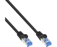 InLine 50 vnt. pak B-Pack ® Cat.6A S/FTP LSZH ryšio kabelis, CCA, juodas, 2 m