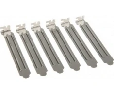 InLine PCI Slotblech 6er-Pack – sidabrinis