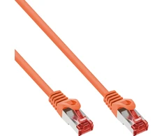 InLine Tinklo kabelis, Cat.6, S/FTP, oranžinis, 1 m, 70 vnt. (B-76411O)