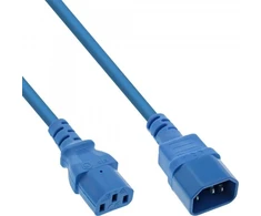 „InLine“ 75 vnt. maitinimo kabelių prailginimas. „Bulk-Pack ®“, C13–C14, mėlynas, 0,5 m.