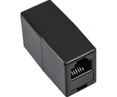 InLine Adapteris RJ12 moteriškas / moteriškas, 6P6C, juodas (69999)