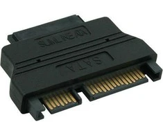 InLine SATA - SATA Slimline, Juoda (29611)