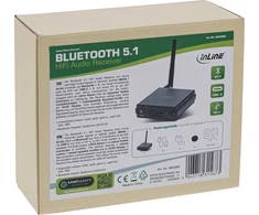 „InLine® Bluetooth 5.1 HiFi“ imtuvas ir USB DAC su LCD ekranu