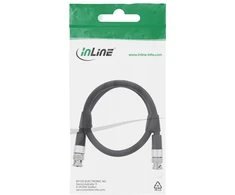 InLine® BNC vaizdo kabelis, 12G-SDI, 4K60Hz, 75 Ohm, 0,5m