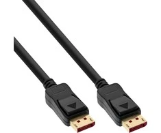 „InLine DisplayPort“ – „DisplayPort“ kabelis, 2,5 m, juodas