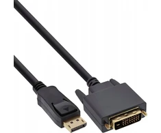 „InLine DisplayPort“ – DVI-D kabelis, 10 m, juodas (17110)
