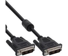 Kabelis InLine DVI- D - DVI- D 2m juoda (17762)