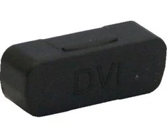 InLine Juoda DVI lizdas dulkių danga 50 vienetų (59948G)
