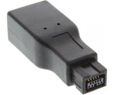 InLine Fejerverkai 9- pin - Fejerverkai 6- pin, Juoda (34600A)