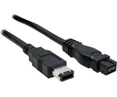 InLine Fejerverkai 9-pin - Fejerverkai 6-pin, 5m, Juodas (36905)