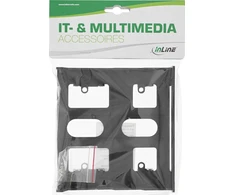 InLine® Floppy montavimo rėmas su varžtais, juodas