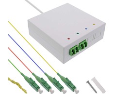 InLine® FTTH prailginimo dėžutė iš anksto paruošta 4x LC/APC 9/125µm 50m