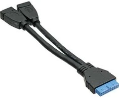 InLine USB 3.0 adapteris yra 19 kontaktų – USB 3.0 (33445I)