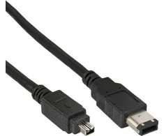 Intos InLine Firewire / DV kabelis IEEE1394, 400 Mbps, 1,8 m, 6/4 kontakto