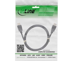 Inline Įmontuotas HDMI - HDMI kabelis, 10 m, juodas