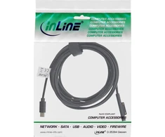 Inline Įmontuotas USB-C laidas – „Surface Pro“ 1 m, juodas (26670)