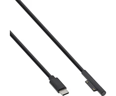 Inline Įmontuotas USB-C laidas – „Surface Pro“ 1 m, juodas (26670)