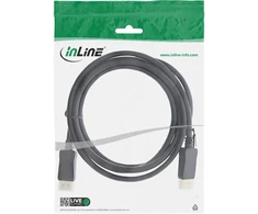 InLine INLINE DisplayPort 1.4 kabelis juodas paauksuoti kontaktai 3 m