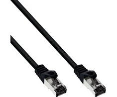 InLine INLINE Patchkabel Cat.8.1 S / FTP PiMf 2000MHz halogenfrei Kupfer juodas 1,5m