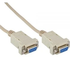 InLine DB-9 - DB-9, 10m, Pilkas (12226C)