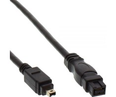 Intos InLine IEEE1934a / IEEE1394b kabelis 9/4 kontaktų, 1,8 m