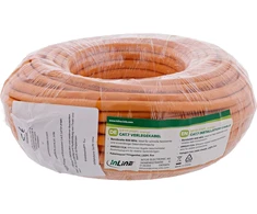 InLine Cat.7 tinklo montavimo kabelis, S/FTP, CCA, PoE+, LSZH, oranžinė, 15 m (70215I)