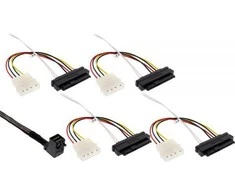 InLine SFF 8482 – SFF-8643, 1 m, daugiaspalvis (27633B)