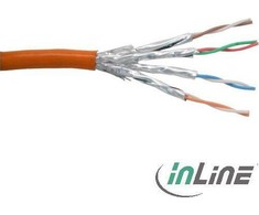 InLine 1000 Mbit RJ45 oranžinis 100m tinklo kabelis (76499O)