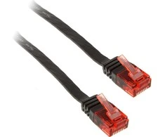 InLine U / UTP / 1000 Mbps / Cat.6 / RJ45 / 10m Juoda (71600S)