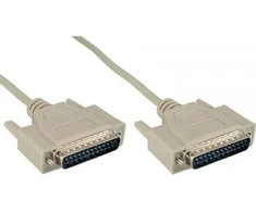 InLine DB-25 - DB-25, 10m, Beish (11119M)