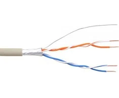 InLine Telefono kabelis 4 venos, 2x2x06mm, ekranuotas, 25m (69980C)