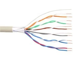 InLine Telefono kabelis, 12 venų, 6x2x0.6mm, ekranuotas, 100m (69977A)