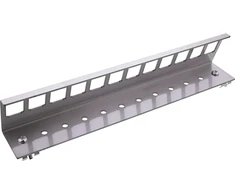 „InLine Keystone SNAP-In“ 12 krypčių modulinis metalinio DIN bėgelio laikiklis