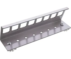 „InLine Keystone SNAP-In“ 8 krypčių modulinis metalinis DIN bėgelio laikiklis