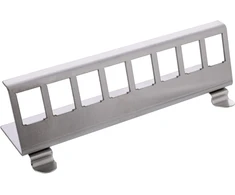 „InLine Keystone SNAP-In“ 8 krypčių modulinis metalinis DIN bėgelio laikiklis
