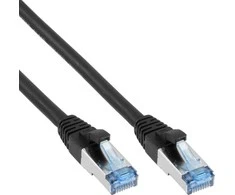 InLine Komutacinis kabelis - S / FTP (PiMf) - Cat.6A - 500MHz - Halogenas nemokamai - Varis - Juodas - 15m (76815S)