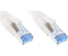 InLine Patch kabelis - S / FTP (PiMf) - Cat.6A - 500MHz - Halogenas nemokamai - Varis - Baltas - 20m (76820W)
