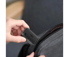 „InLine ®“ lėktuvo „Bluetooth“ garso siųstuvas, BT 5.0, aptX HD/LL, skrydžio adapteris su įkrovimo dėklu