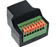InLine RJ45 lizdas šyninei jungčiai 8 kontaktų Push-In jungtis
