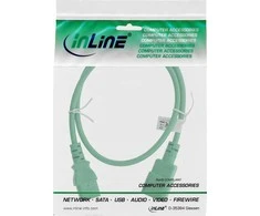 InLine® Maitinimo kabelio ilgintuvas, C13 iki C14, žalias, 2m