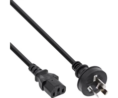 InLine® maitinimo kabelis, Kinijos kištukas prie IEC, juodas, 5,0 m