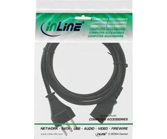 InLine® Maitinimo kabelis Šveicarija, juodas, 5m