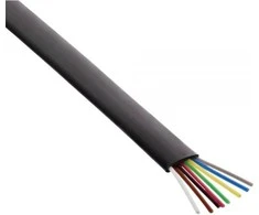 InLine Modulinis kabelis 8 venos, juoda, 100m, žiedas (68818)