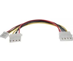 InLine Molex – 4 kontaktų diskelis, 0,13 m, įvairiaspalvis (29658)