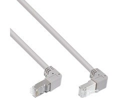 InLine ® Lokomotyvas aukštyn / žemyn Anglija, S / FTP (PiMf), Cat.6, 250MHz, PVC, varis, pilkas, 2.67m