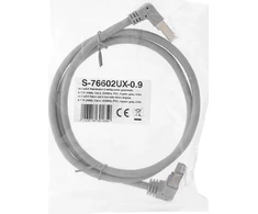 InLine® Patch kabelis, dvipusis žemyn, S/FTP, Cat.6, 250MHz, PVC, 0,90m