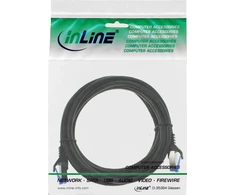 InLine® Patch kabelis šarvuotas, U/FTP, Cat.6A, juodas, 15m